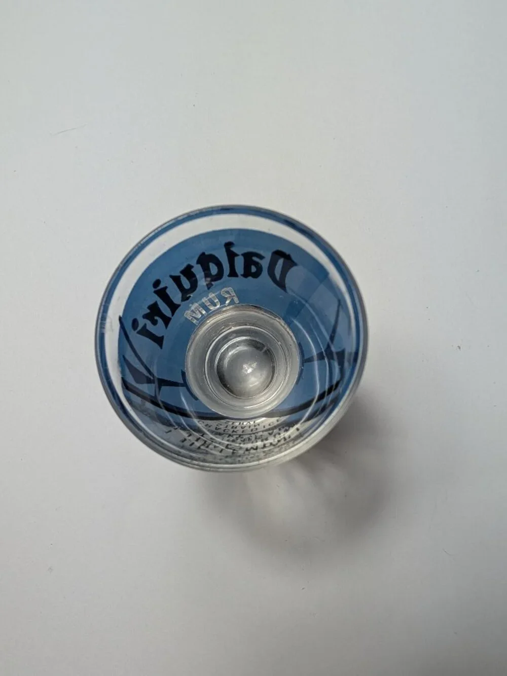 Daiquiri Rum Recipe Shot Glass MCM Man Cave Barware